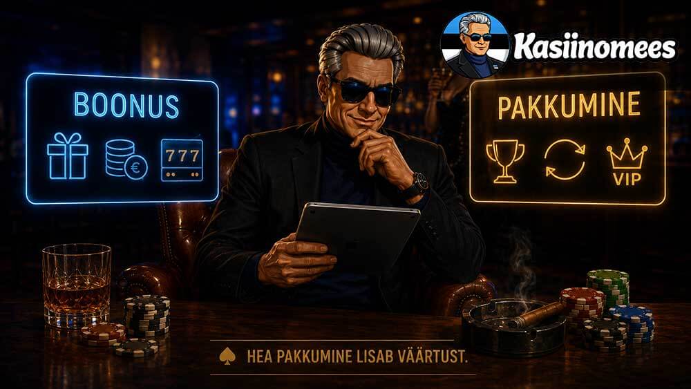 Kasiino pakkumine ja boonus pole päris sama asi