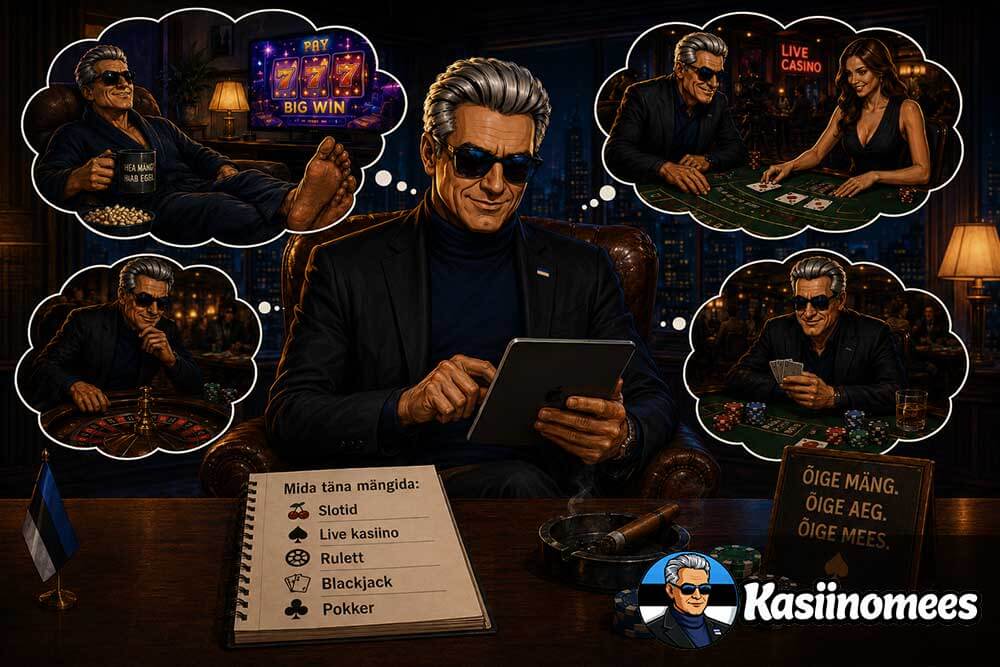 Mida online kasiinos mängida saab