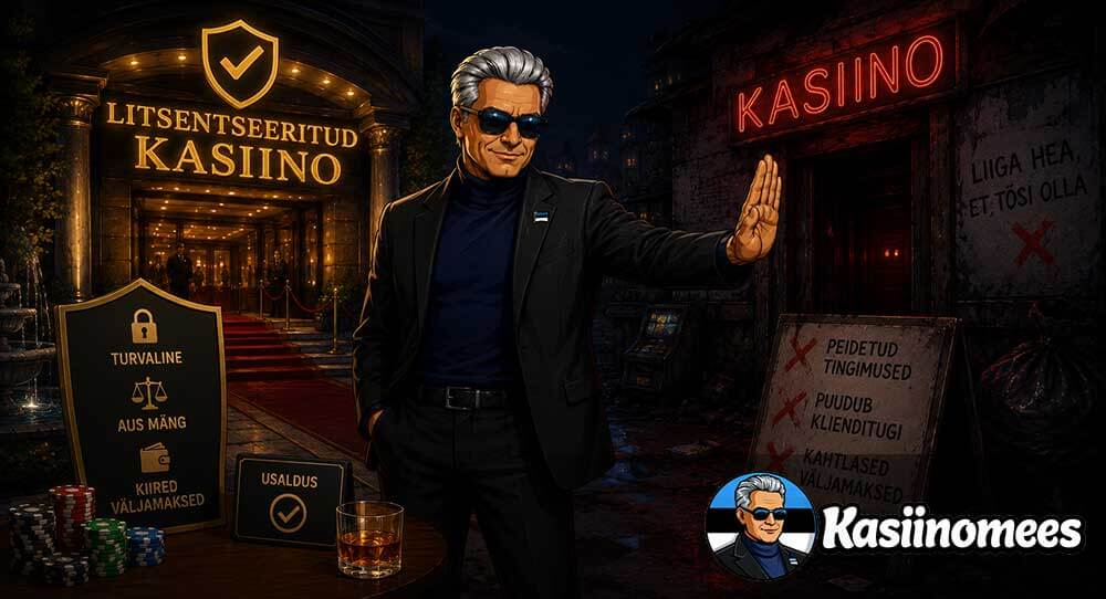 Litsentseeritud online kasiino leidmine